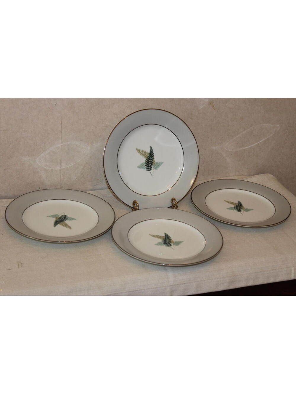 Vintage Noritake Fernwood 5444 Salad Plates - Set of 4
